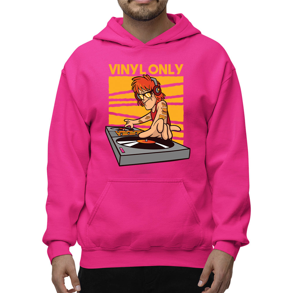 Vinyl Only Unisex Adult Hoodie