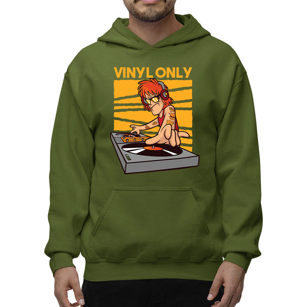 Vinyl Only Unisex Adult Hoodie