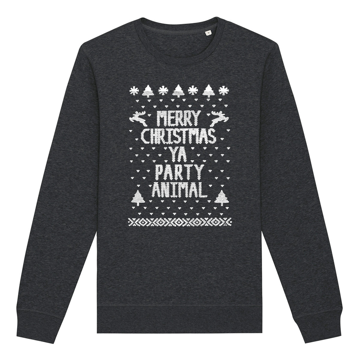 Merry Christmas Party Animal | Vintage Rocker Sweatshirt