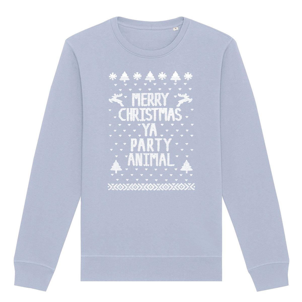 Merry Christmas Party Animal | Vintage Rocker Sweatshirt