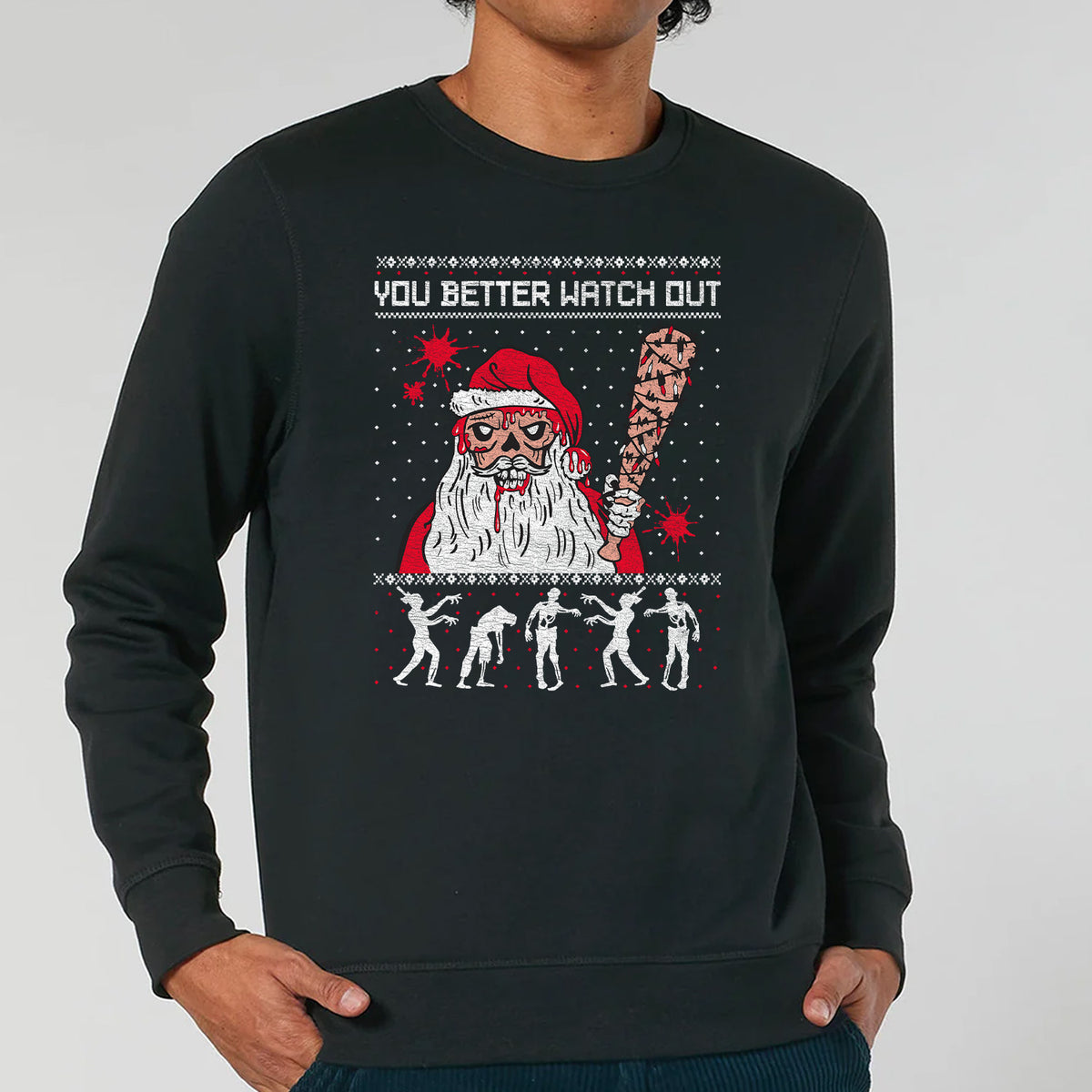 You Better Watch Out Christmas | Vintage Rocker Sweatshirt