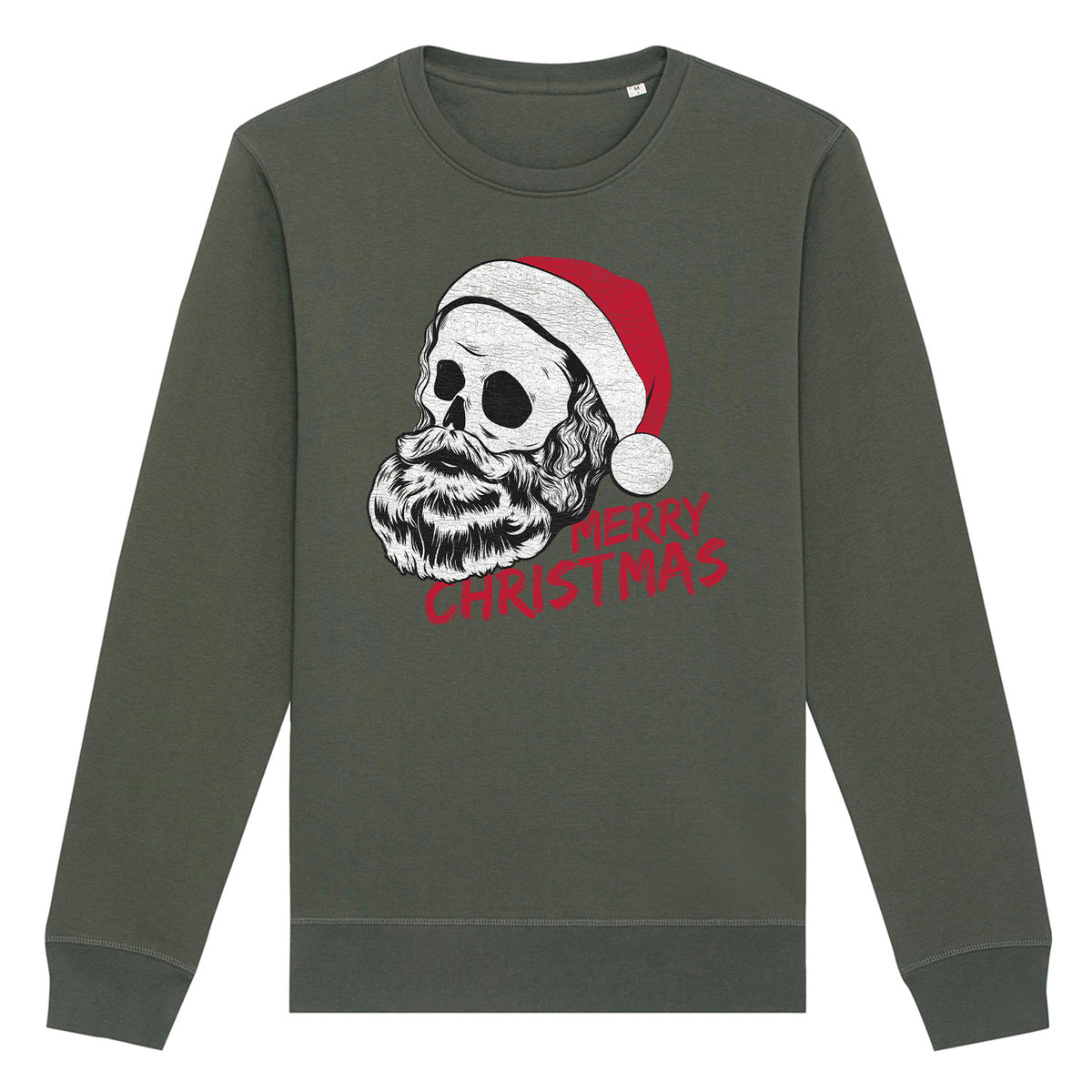 Merry Christmas Skull | Vintage Rocker Sweatshirt