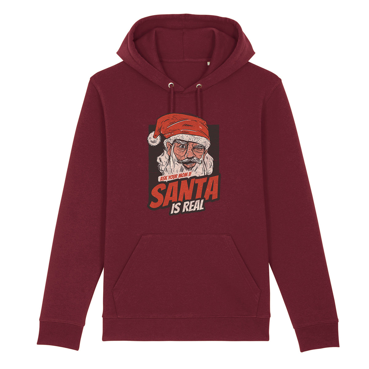 Santa Is Real | Vintage Rocker Hoodie