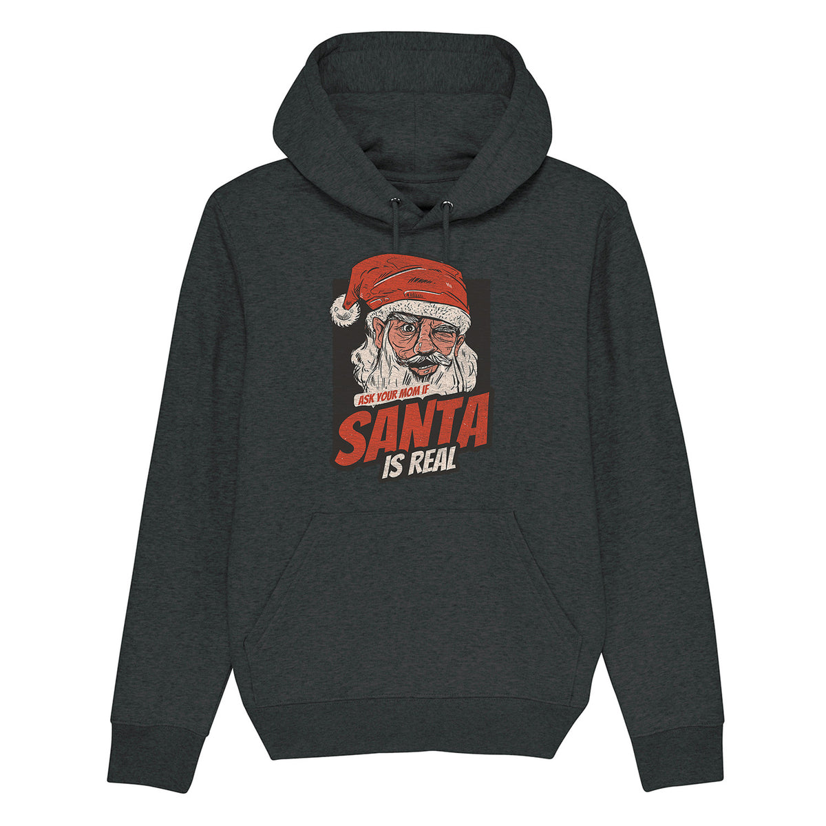 Santa Is Real | Vintage Rocker Hoodie