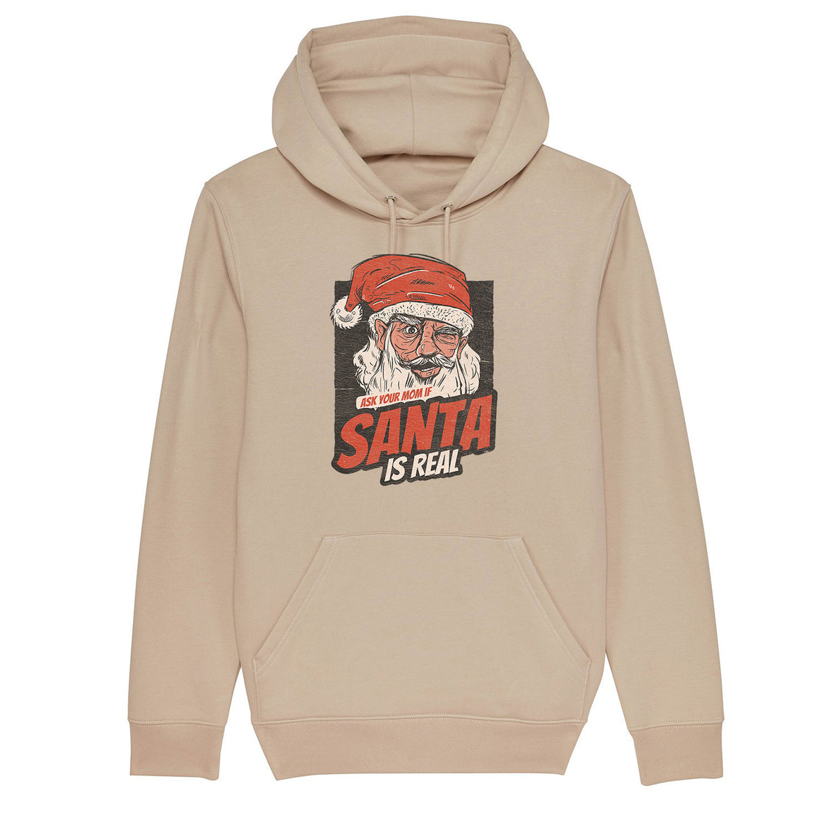 Santa Is Real | Vintage Rocker Hoodie