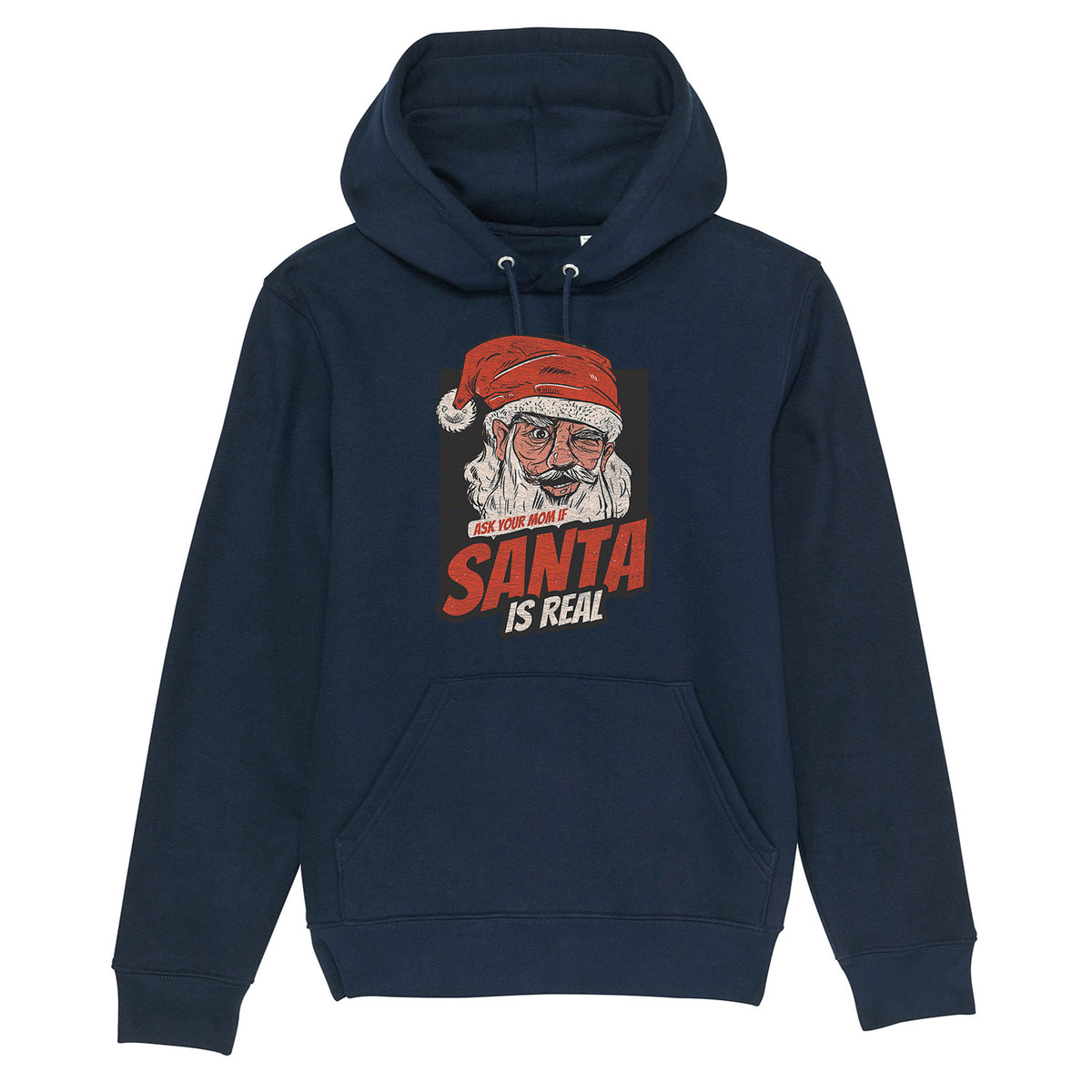 Santa Is Real | Vintage Rocker Hoodie