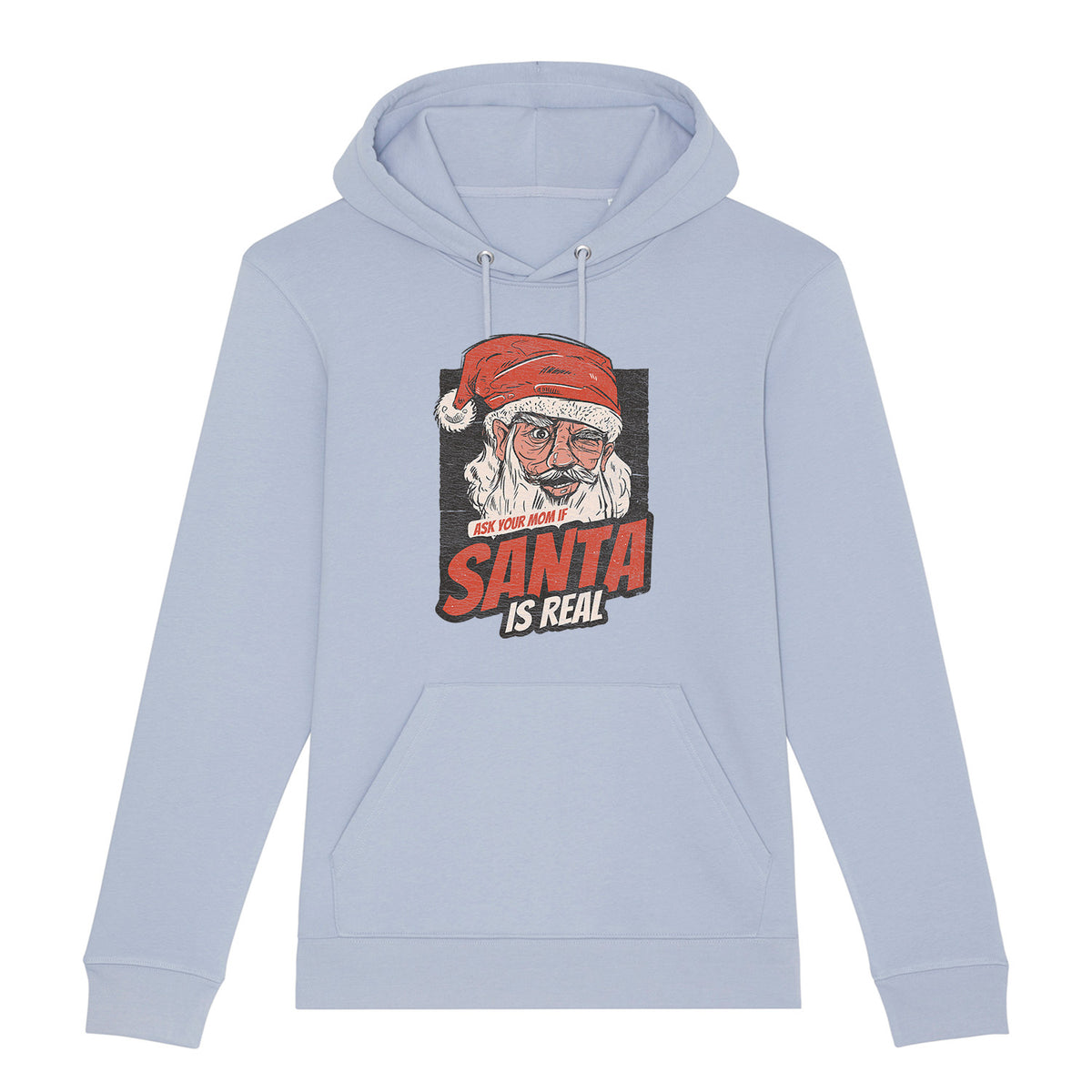 Santa Is Real | Vintage Rocker Hoodie