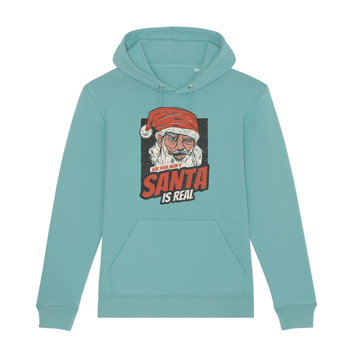 Santa Is Real | Vintage Rocker Hoodie