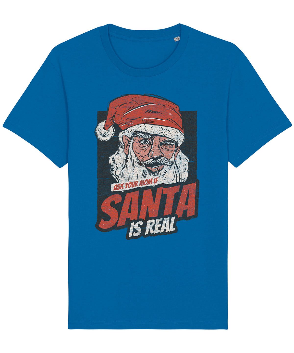 Santa Is Real | Vintage Christmas Rocker T-Shirt Chroma Clothing