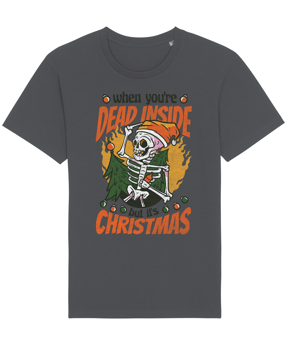 Dead Inside Christmas | Vintage Christmas Rocker T-Shirt Chroma Clothing