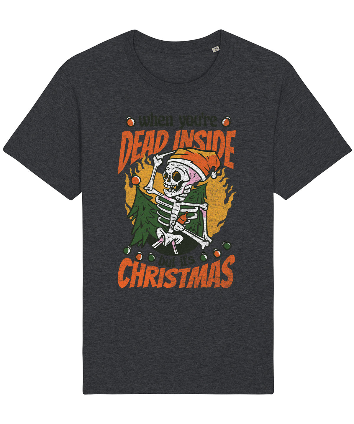 Dead Inside Christmas | Vintage Christmas Rocker T-Shirt Chroma Clothing