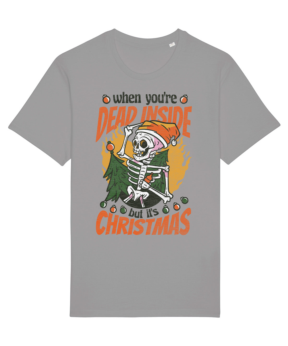 Dead Inside Christmas | Vintage Christmas Rocker T-Shirt Chroma Clothing