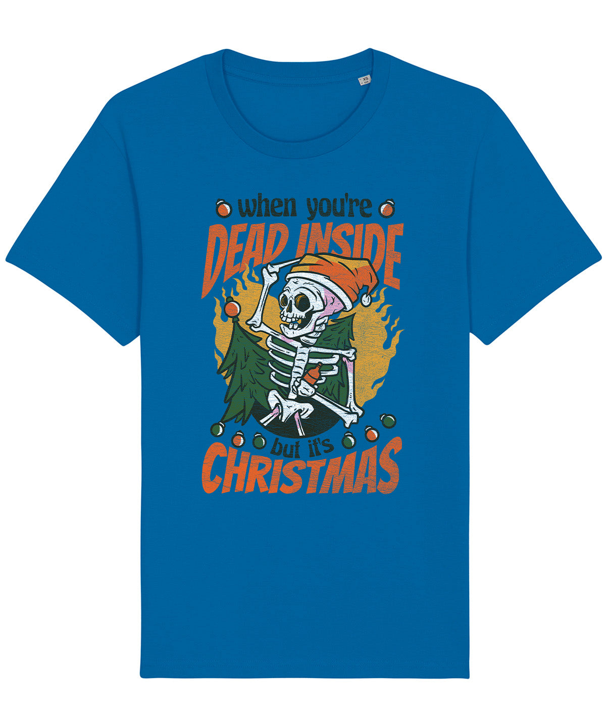 Dead Inside Christmas | Vintage Christmas Rocker T-Shirt Chroma Clothing