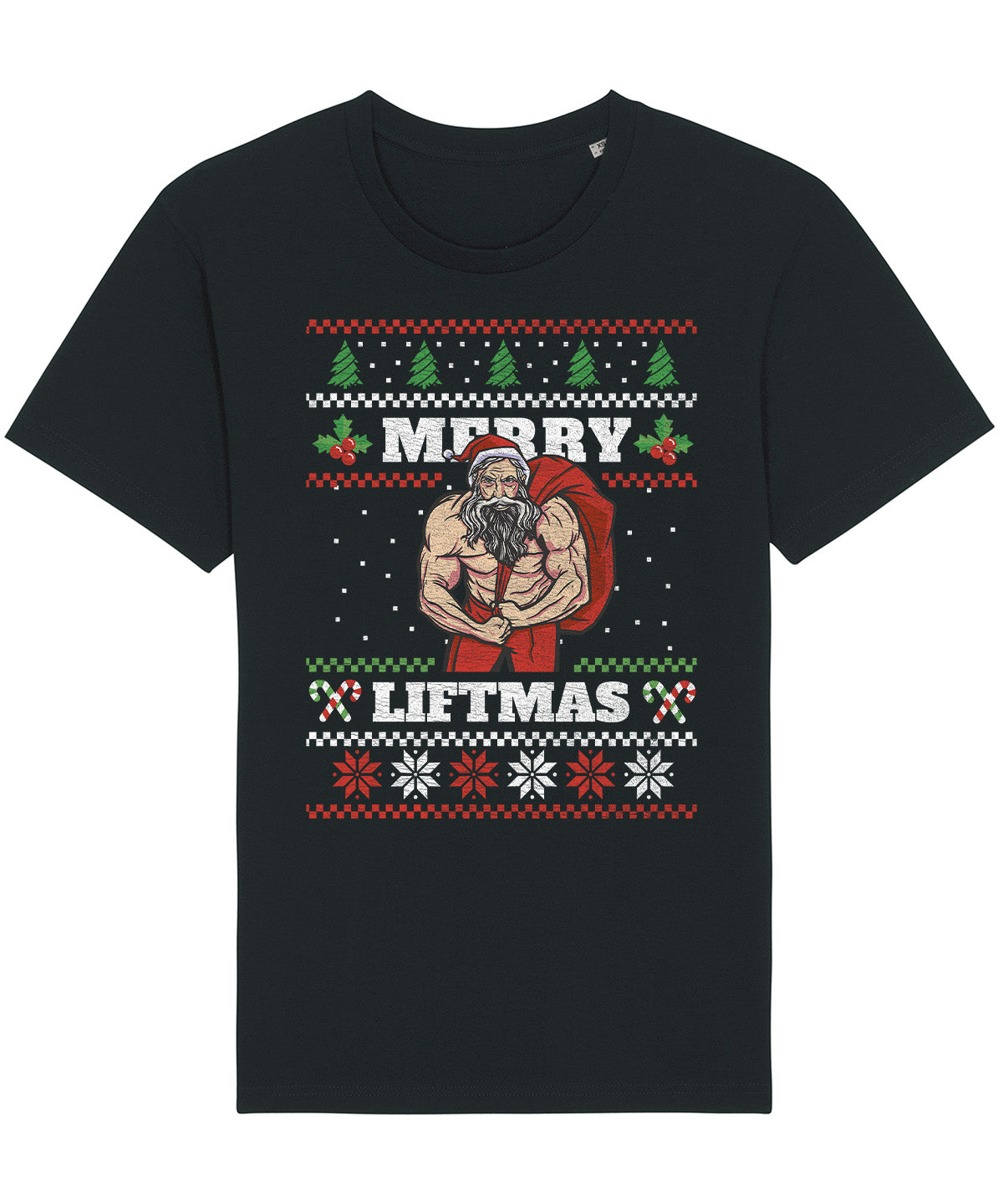 Merry Liftmas | Vintage Christmas Rocker T-Shirt