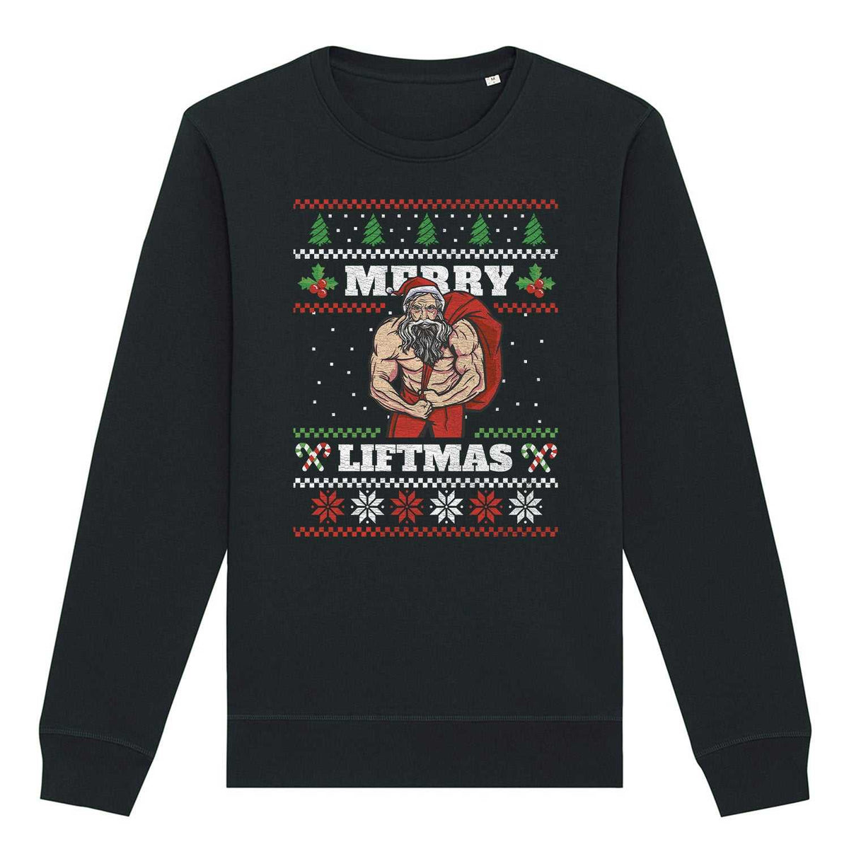 Merry Liftmas | Vintage Rocker Sweatshirt Chroma Clothing