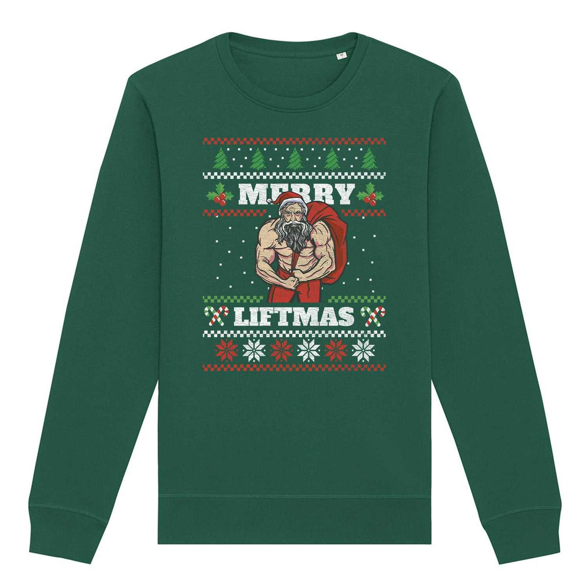 Merry Liftmas | Vintage Rocker Sweatshirt Chroma Clothing