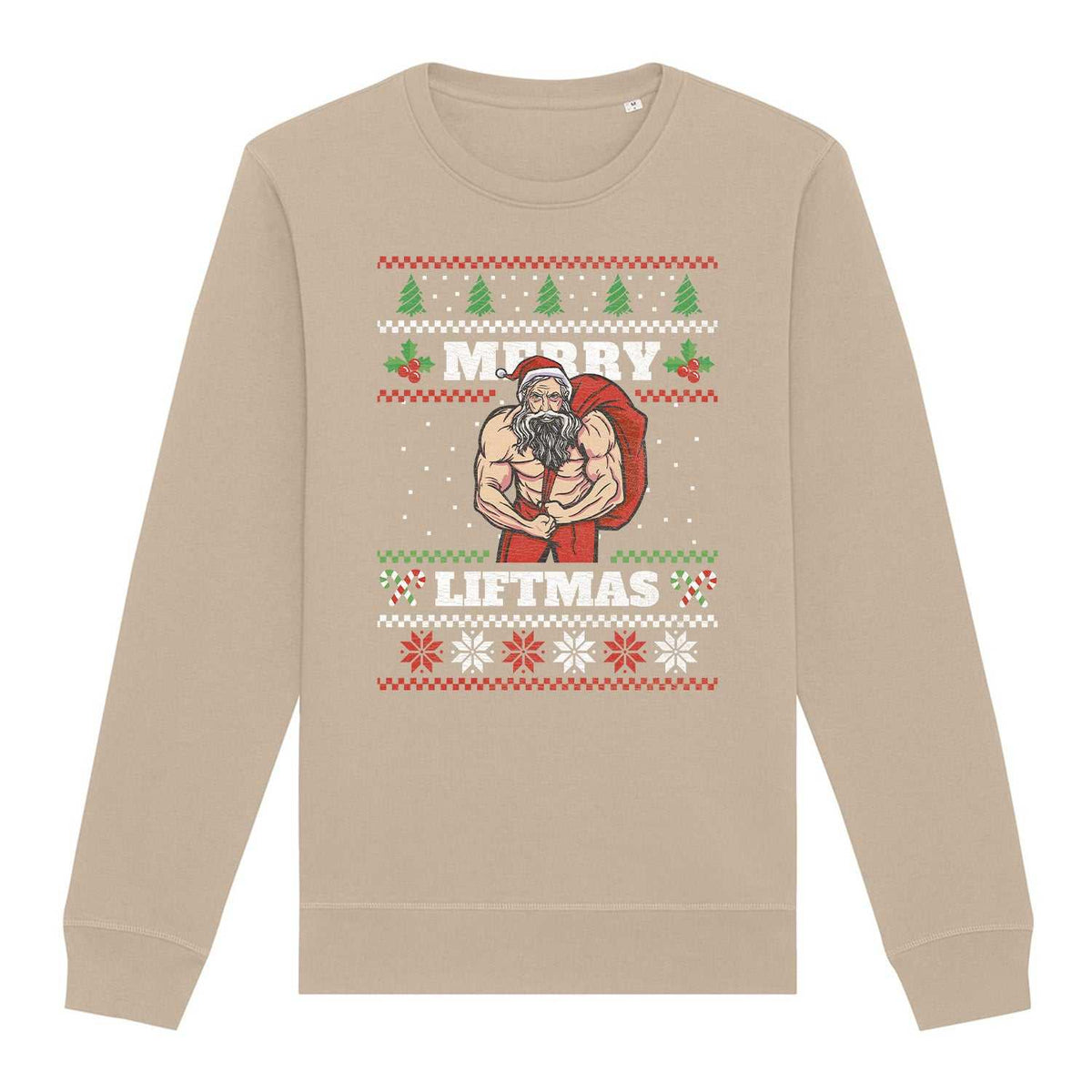 Merry Liftmas | Vintage Rocker Sweatshirt Chroma Clothing