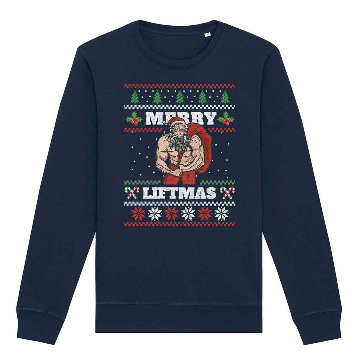 Merry Liftmas | Vintage Rocker Sweatshirt Chroma Clothing