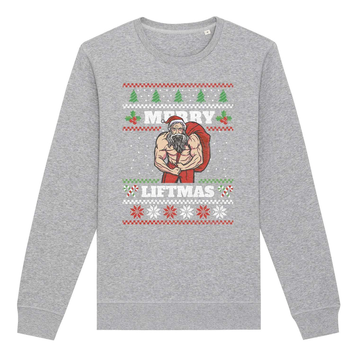 Merry Liftmas | Vintage Rocker Sweatshirt Chroma Clothing