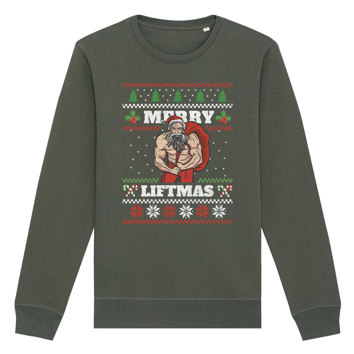 Merry Liftmas | Vintage Rocker Sweatshirt Chroma Clothing