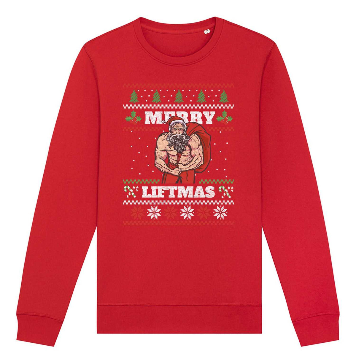 Merry Liftmas | Vintage Rocker Sweatshirt Chroma Clothing