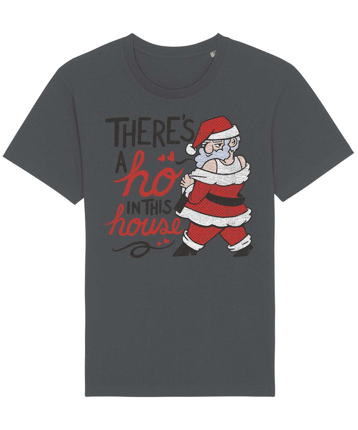 There's A Ho | Vintage Christmas Rocker T-Shirt Chroma Clothing