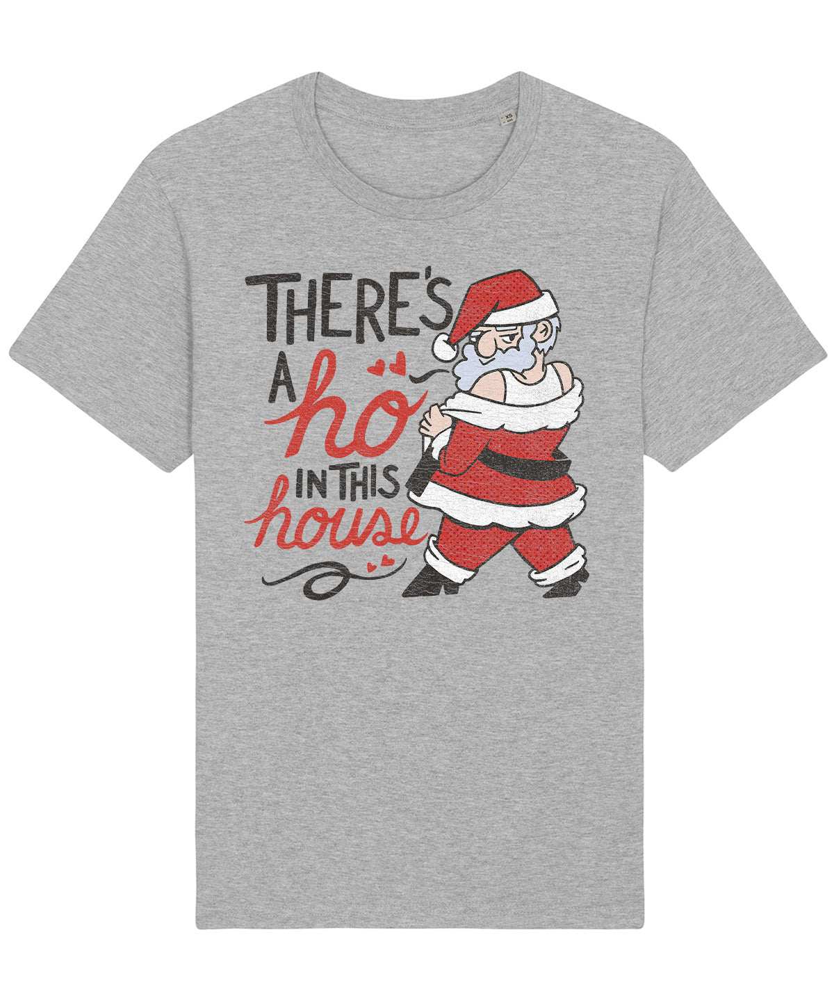 There's A Ho | Vintage Christmas Rocker T-Shirt Chroma Clothing