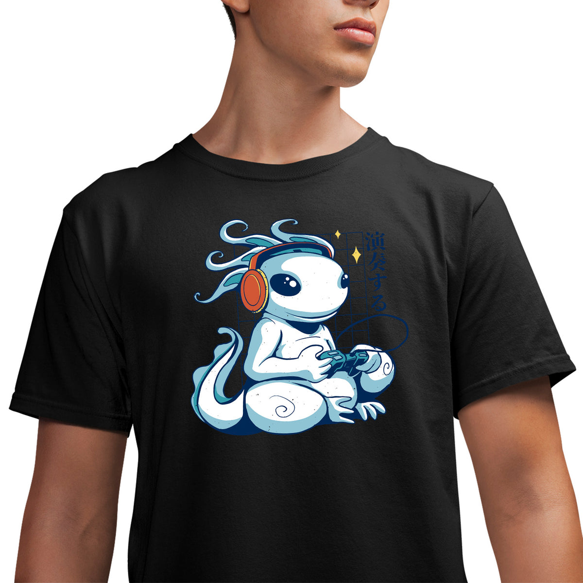 Axolotl Gamer Unisex Adult T-Shirt