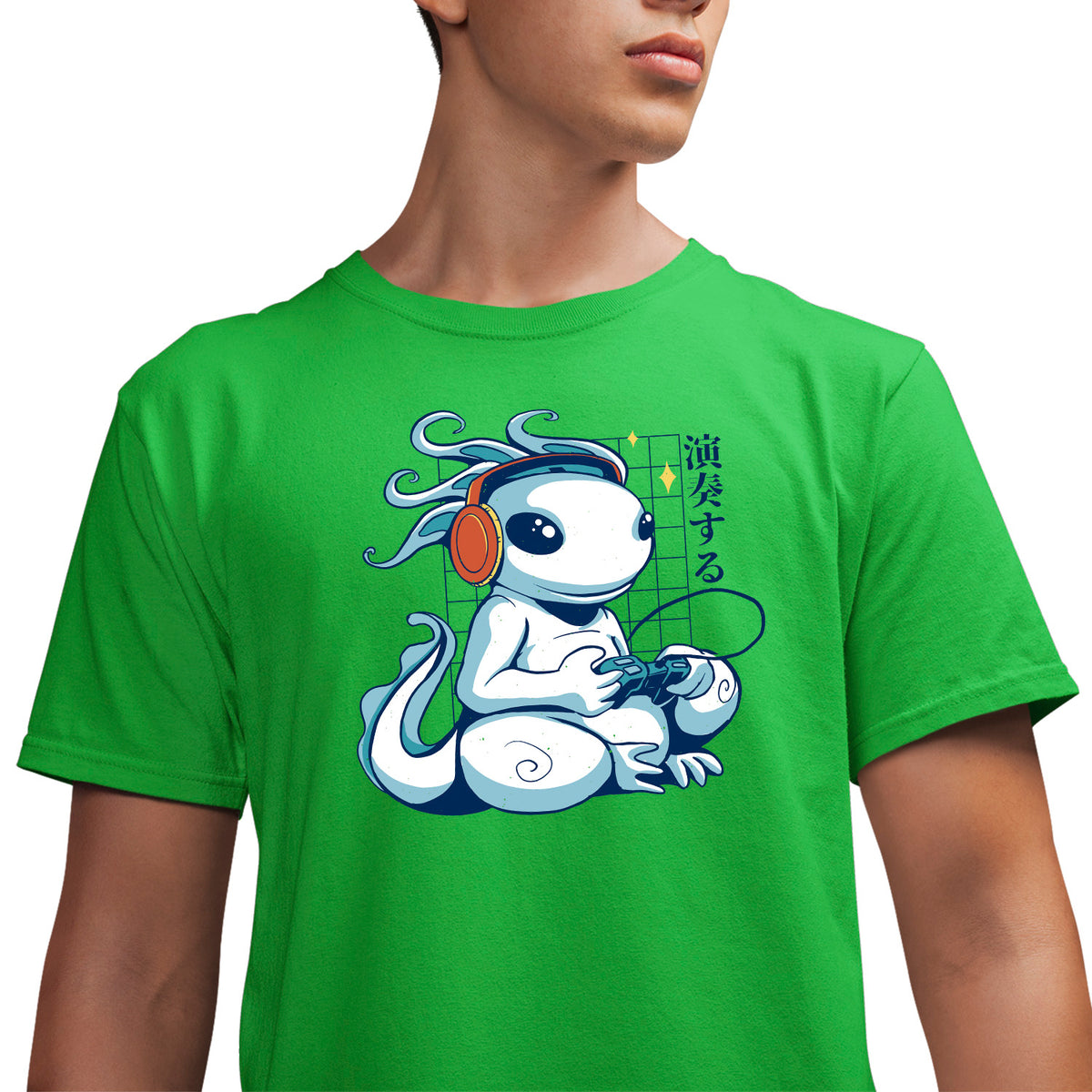 Axolotl Gamer Unisex Adult T-Shirt