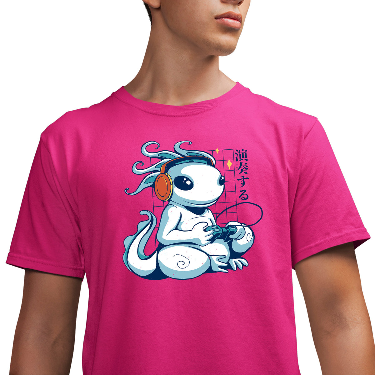 Axolotl Gamer Unisex Adult T-Shirt