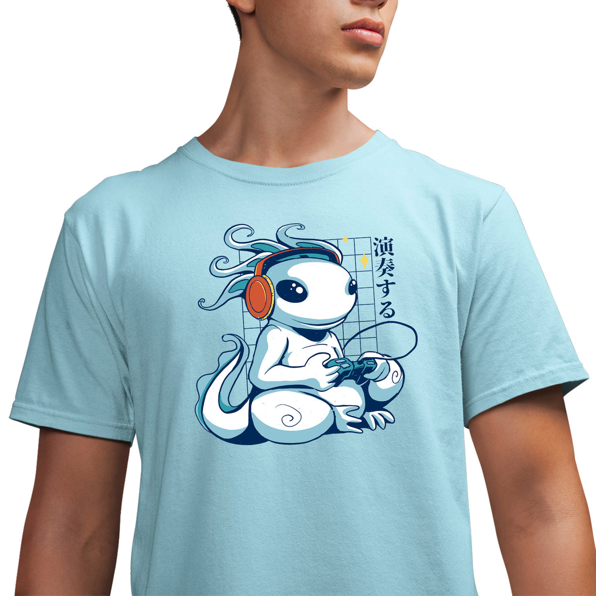 Axolotl Gamer Unisex Adult T-Shirt