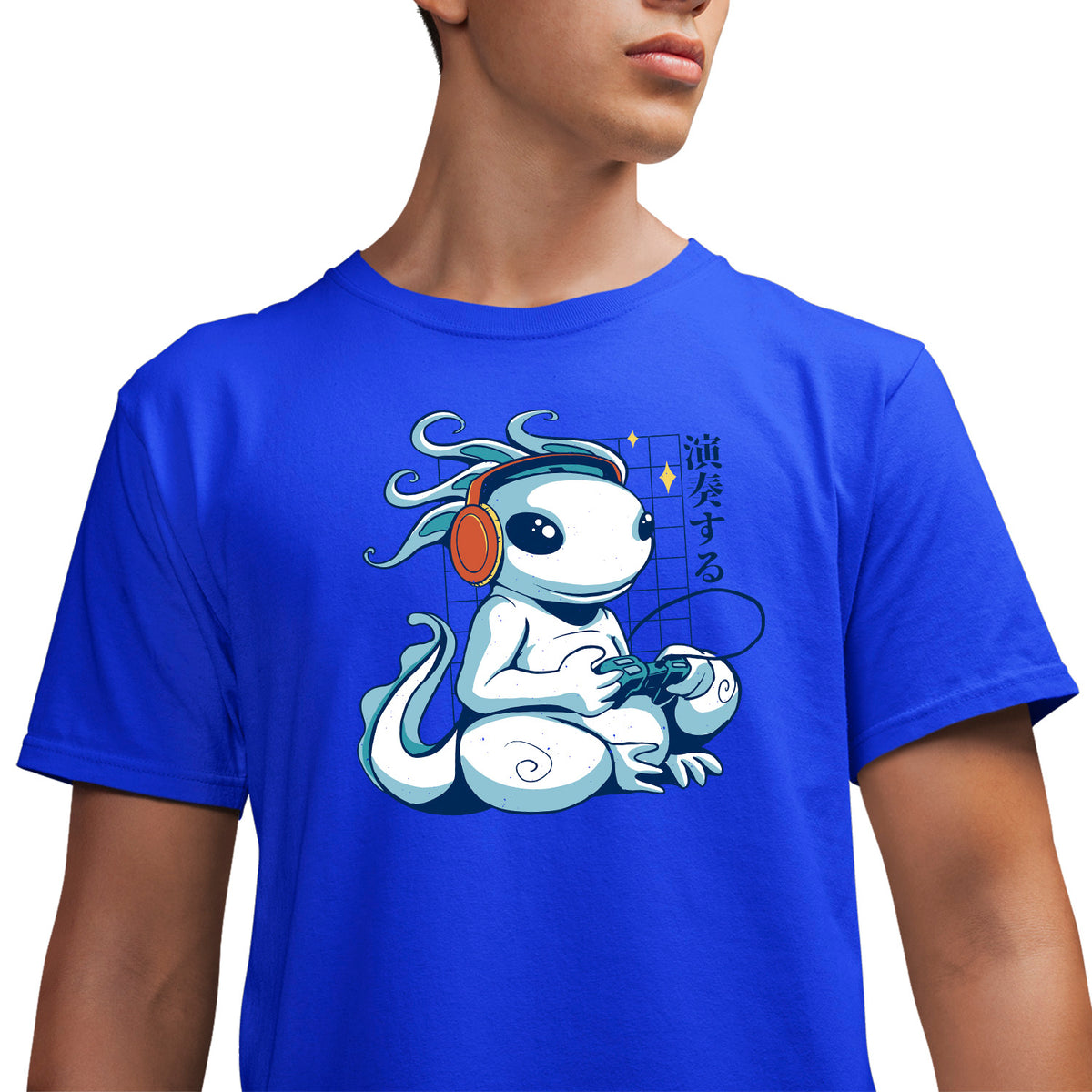 Axolotl Gamer Unisex Adult T-Shirt