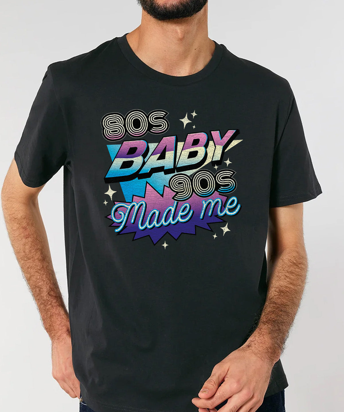 80s Baby, 90s Made Me | Vintage Christmas Rocker T-Shirt