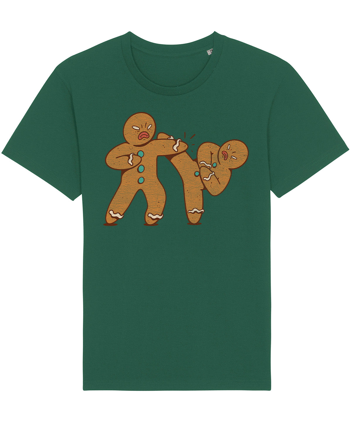 MMA Gingerbread Man | Vintage Christmas Rocker T-Shirt