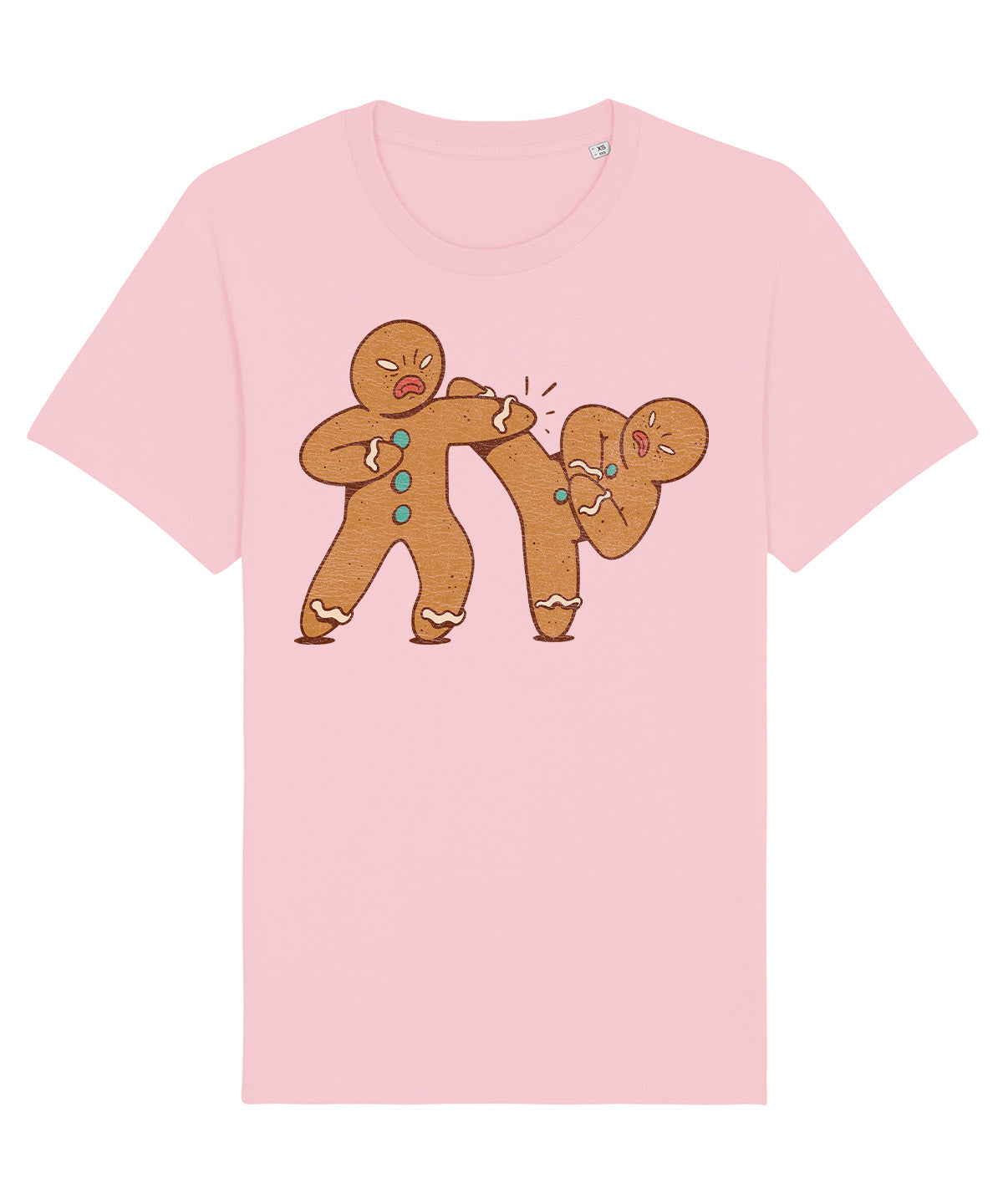 MMA Gingerbread Man | Vintage Christmas Rocker T-Shirt