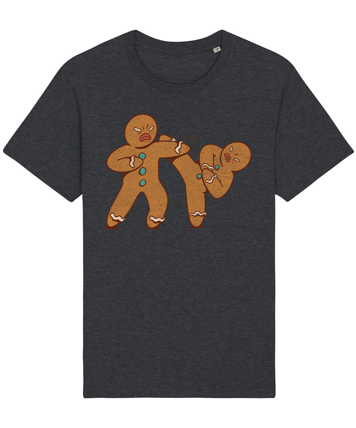 MMA Gingerbread Man | Vintage Christmas Rocker T-Shirt