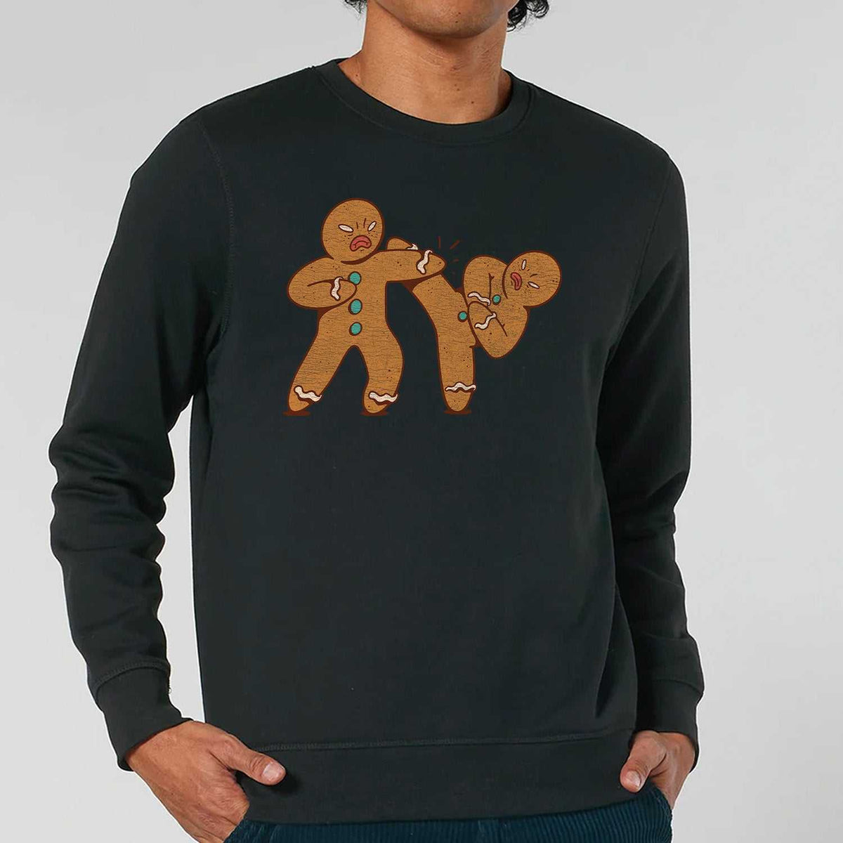 MMA Gingerbread Men | Vintage Rocker Sweatshirt Chroma Clothing