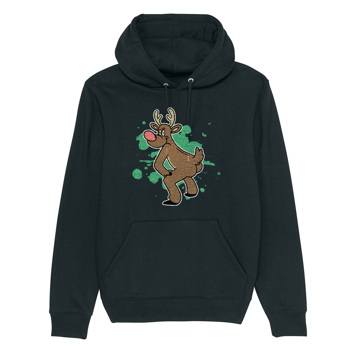 Reindeer Twerking | Vintage Rocker Hoodie