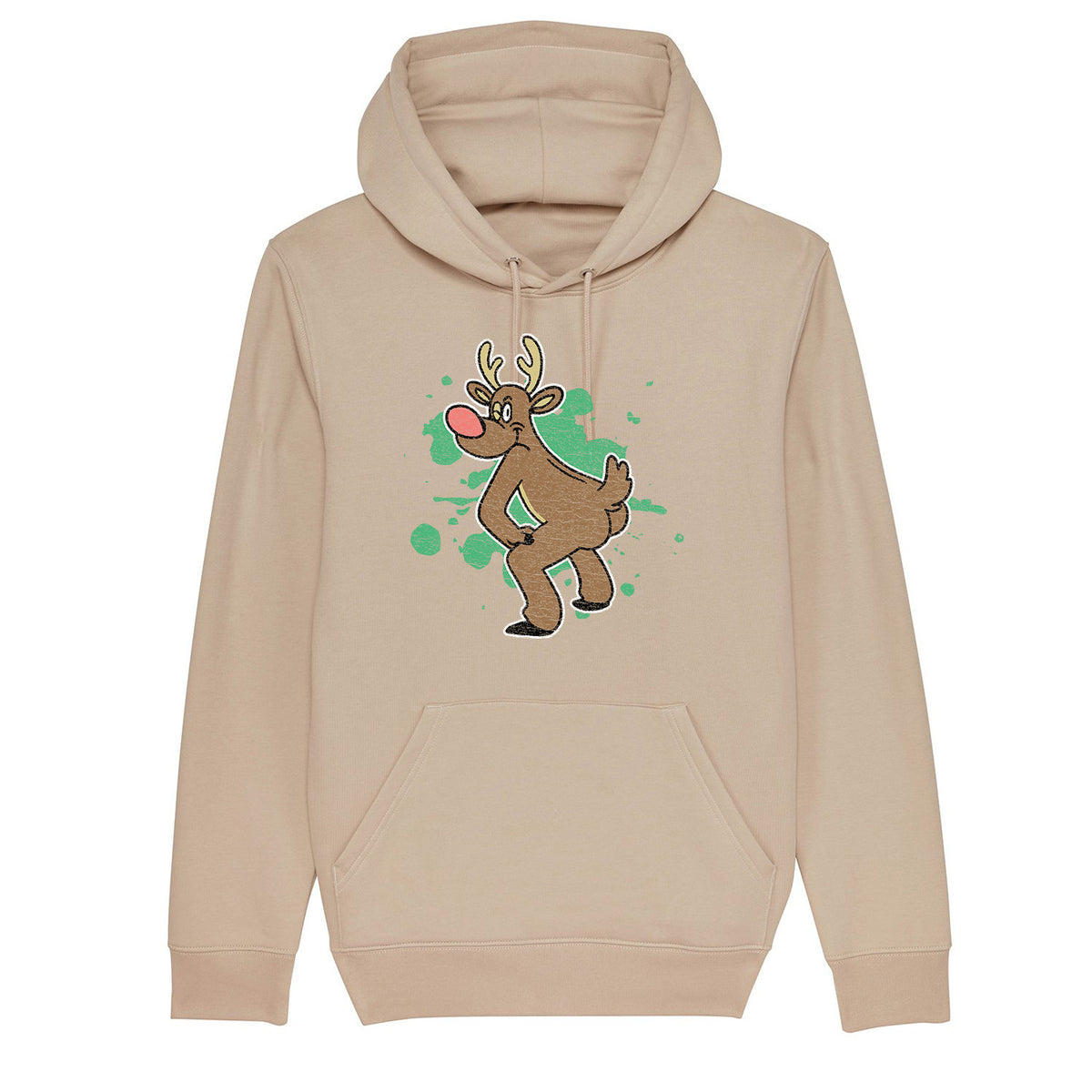 Reindeer Twerking | Vintage Rocker Hoodie