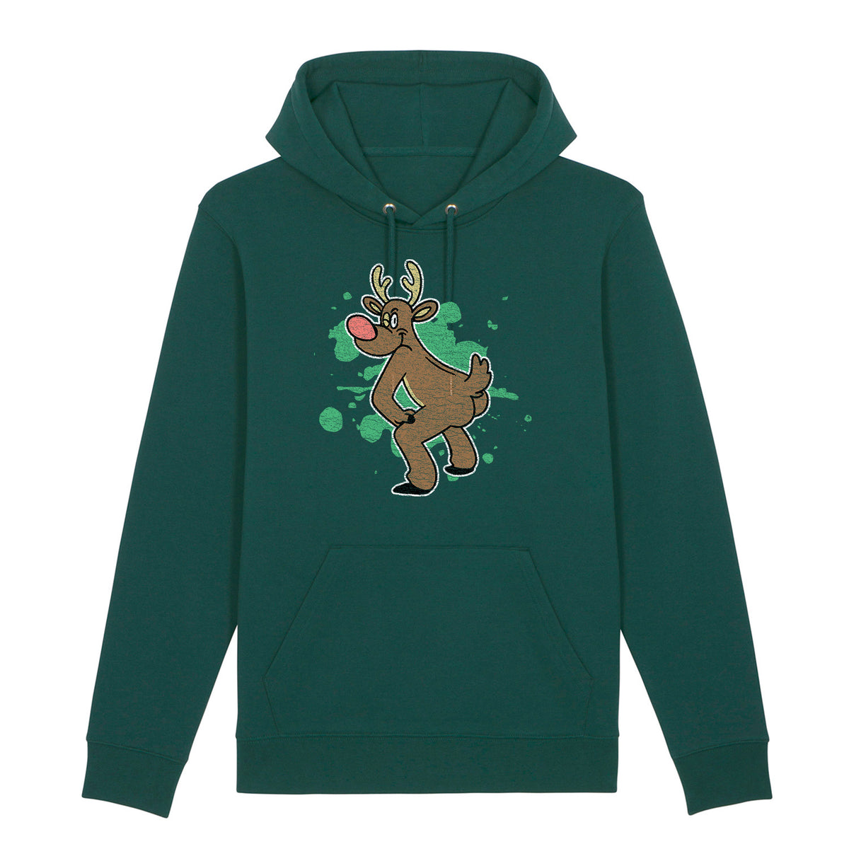 Reindeer Twerking | Vintage Rocker Hoodie