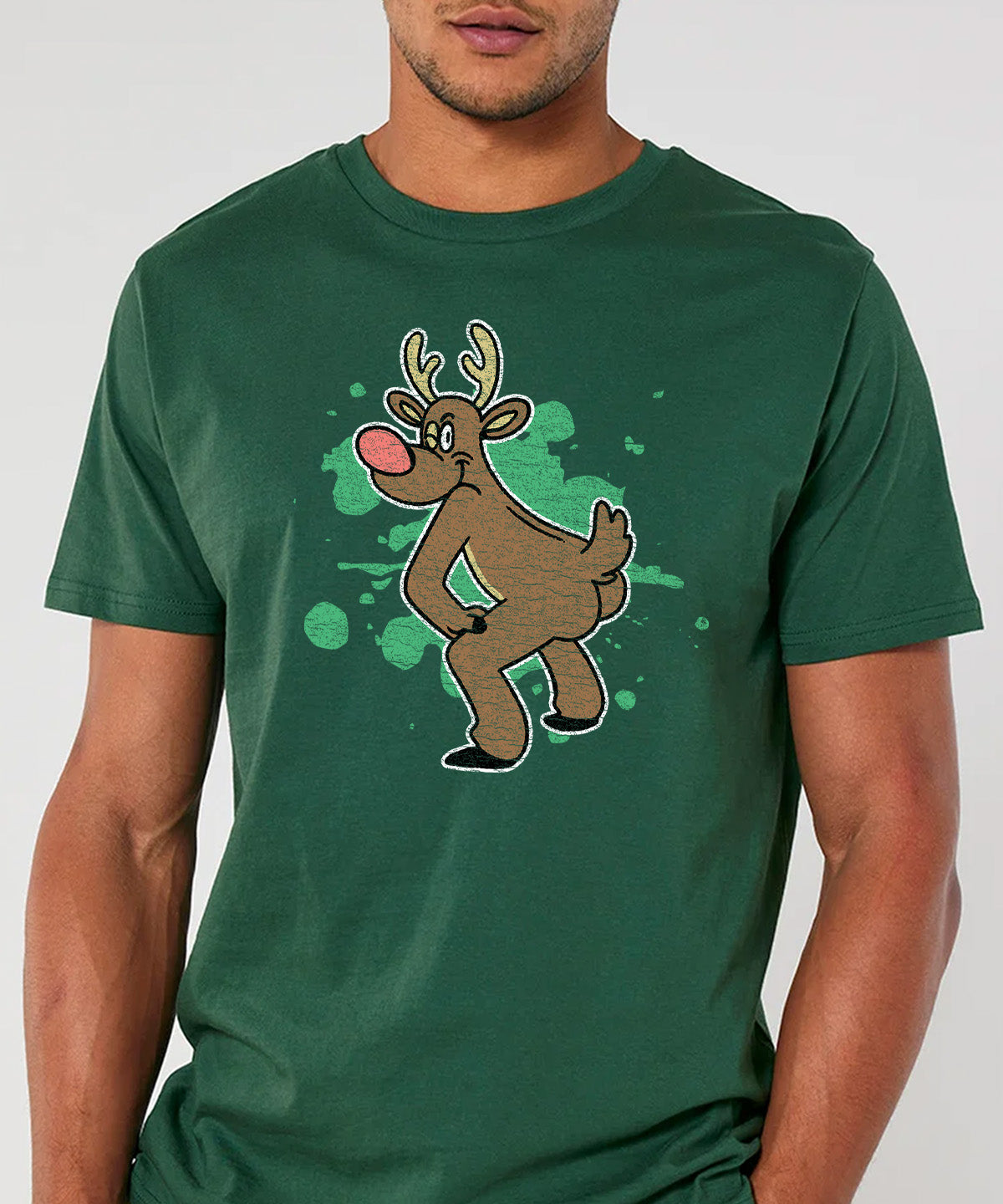 Twerking Reindeer | Vintage Christmas Rocker T-Shirt