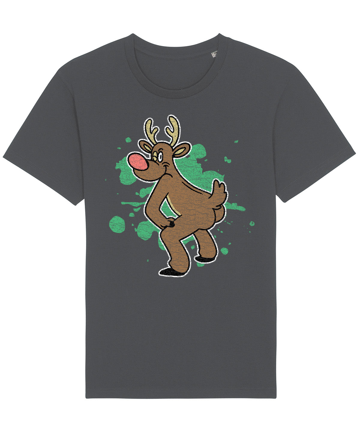 Twerking Reindeer | Vintage Christmas Rocker T-Shirt