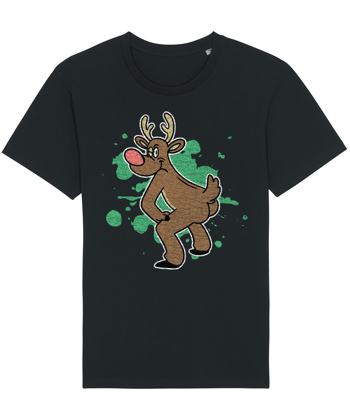 Twerking Reindeer | Vintage Christmas Rocker T-Shirt