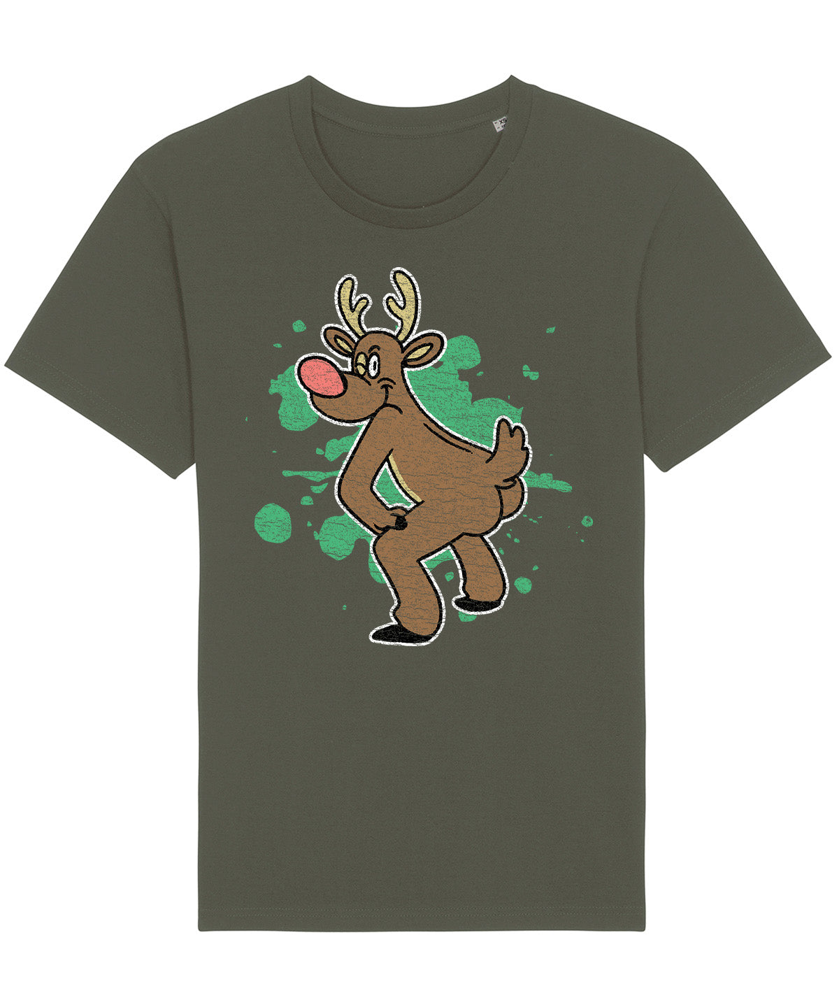 Twerking Reindeer | Vintage Christmas Rocker T-Shirt