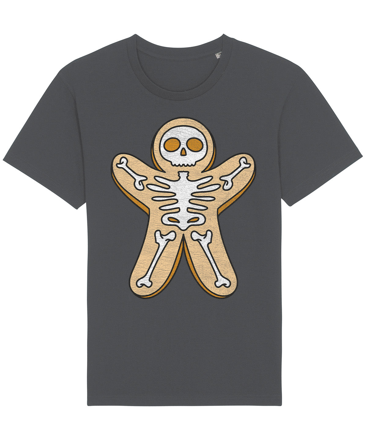 Gingerbread Skeleton | Vintage Christmas Rocker T-Shirt