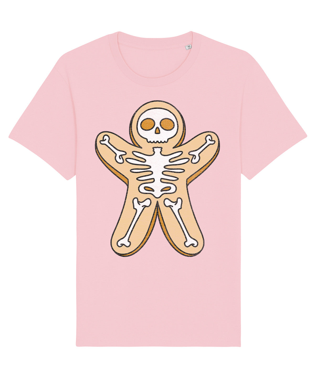 Gingerbread Skeleton | Vintage Christmas Rocker T-Shirt