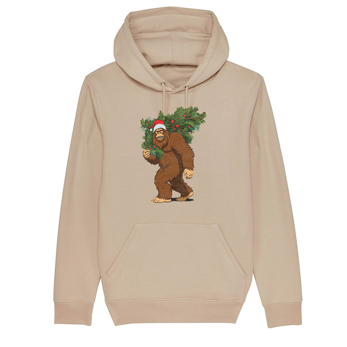 Bigfoot Xmas | Vintage Rocker Hoodie