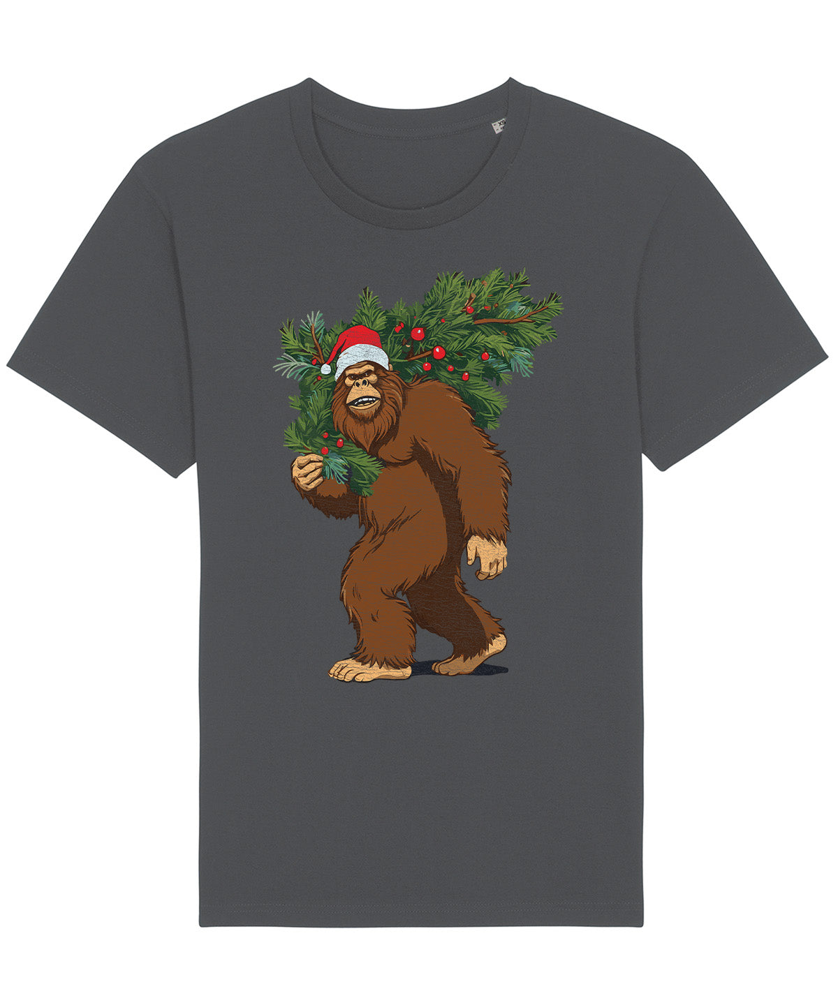 Bigfoot Christmas | Vintage Christmas Rocker T-Shirt