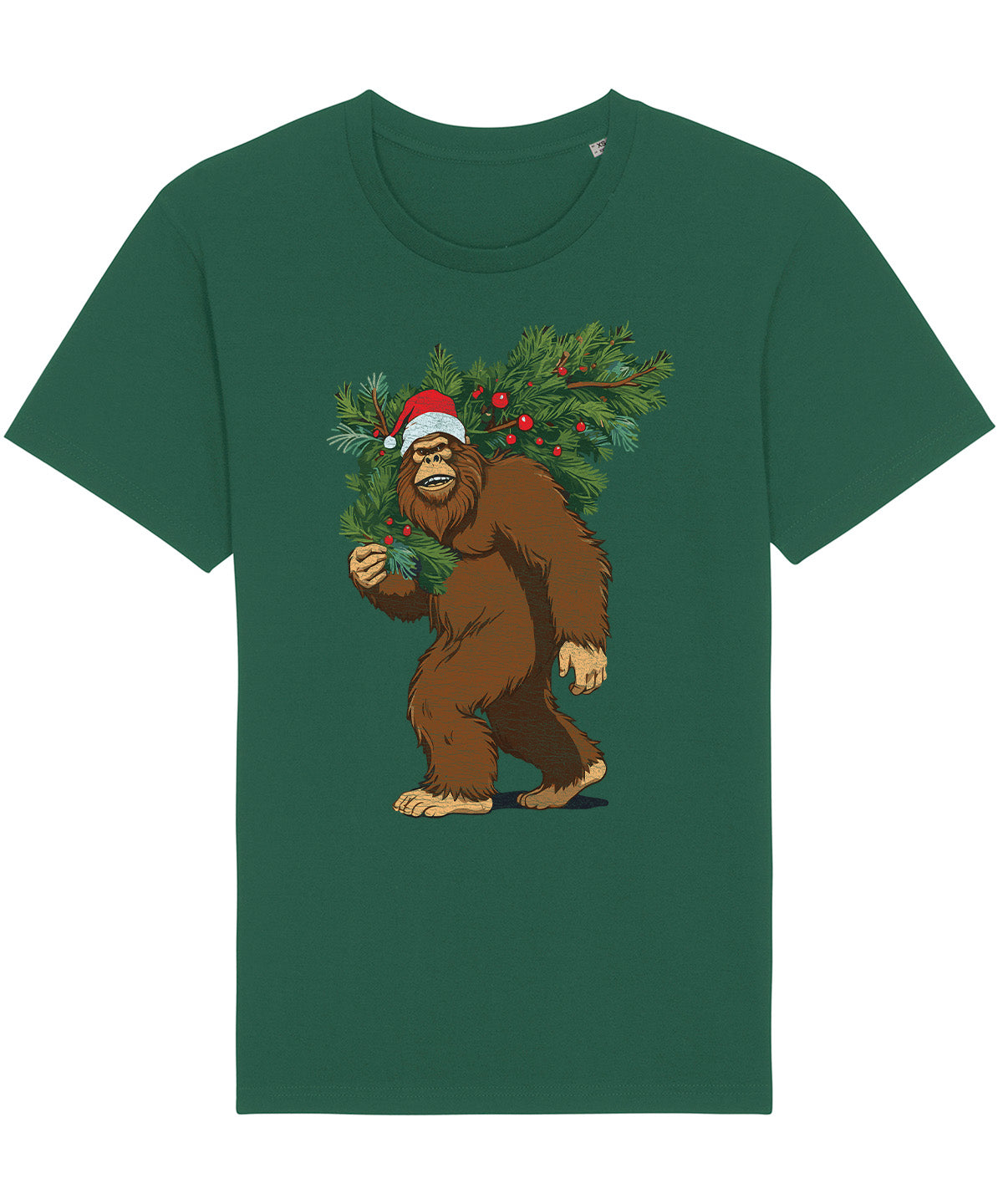 Bigfoot Christmas | Vintage Christmas Rocker T-Shirt