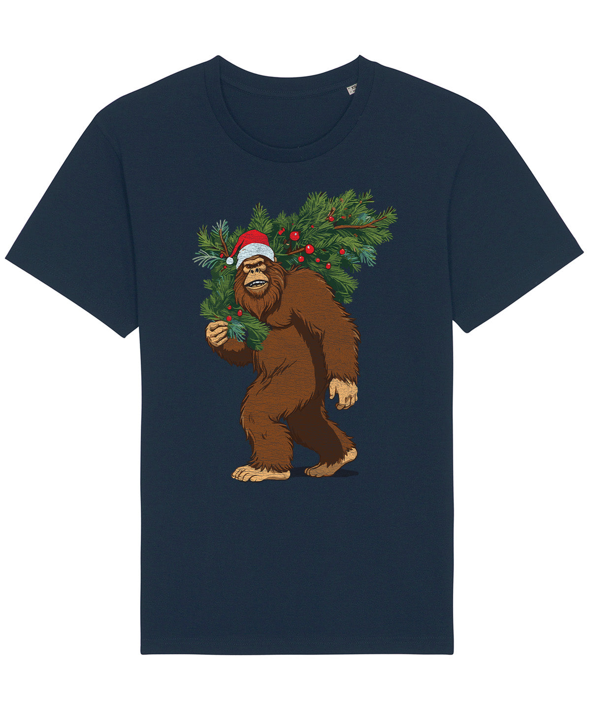 Bigfoot Christmas | Vintage Christmas Rocker T-Shirt